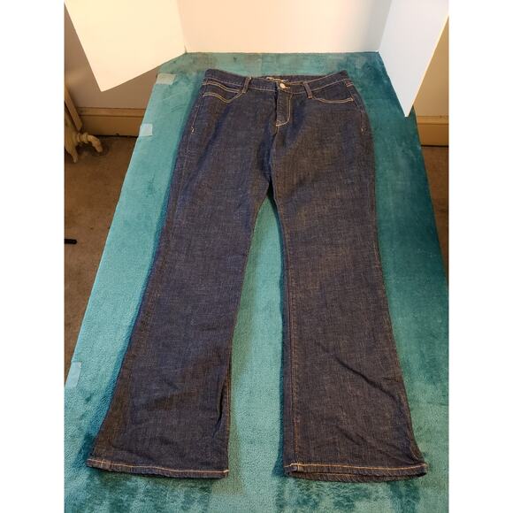 Old Navy Jeans Size 12 Womens Blue Pants Denim Ladies Stretch Mid Rise Bootcut - Picture 2 of 12